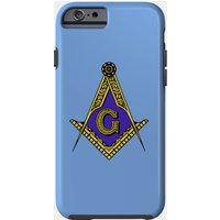 Freemason Blue Phone Case for iPhone