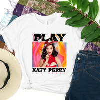 T-shirts pour hommes Katy Perry Play 2022 Las Vegas Tour — T-shirts pour hommes