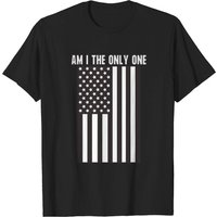 Am I The Only One T-Shirt for Men in Black — Mens T Shirts