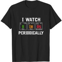 Bird Watching T-shirt for Men - Black