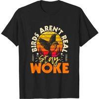 T-shirt Birds Aren’t Real Stay Woke pour hommes — T-shirts pour hommes