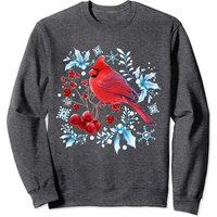 Sweatshirt pour amoureux des oiseaux Cardinal rouge Noël 2022
