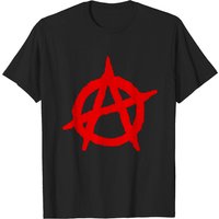T-shirt Anarchist Logo pour hommes en noir — T-shirts pour hommes