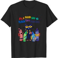 C'est Une Bonne Journée Pour Enseigner à Des Petits Humains T-Shirt Professeur Chat — T-shirts pour hommes