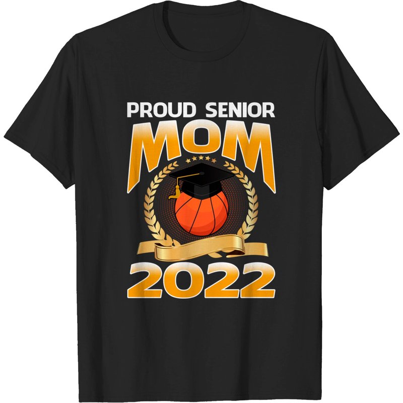 T-shirt de graduation 2022 pour maman fière de basketball — T-shirts pour hommes