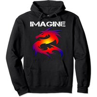 Hoodie à Capuche Style Dragon Fantaisie Imagine pour Unisexe