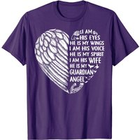 My Husband Is My Guardian Angel Men's T-Shirt