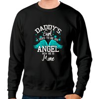 Sweatshirt Daddy's Girl - Crewneck Unisexe Noir
