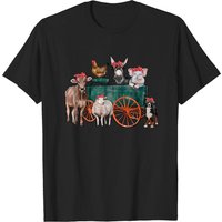 T-Shirt Ferme Animaux Wagon pour Hommes — T-shirts pour hommes