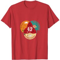 T-Shirt Vintage 42 Réponse à la Vie, Univers et Tout pour Hommes — T-shirts pour hommes