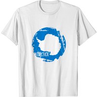 T-shirt homme style peinture drapeau Antarctique — T-shirts pour hommes