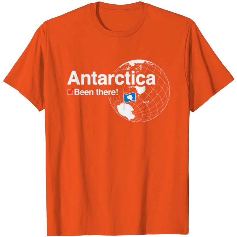 T-shirt pour hommes avec le drapeau de l'Antarctique - Anniversaire — T-shirts pour hommes