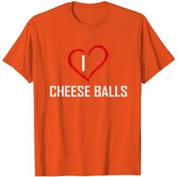 Cheese Balls Novelty Appetizers T-Shirt for Men — Mens T Shirts