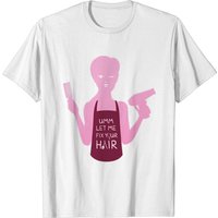 T-Shirt Cadeau Coiffeur Fix Your Hair avec Tablier pour Hommes — T-shirts pour hommes