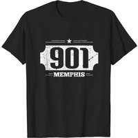T-shirt 901 Code de zone de Memphis pour hommes — T-shirts pour hommes
