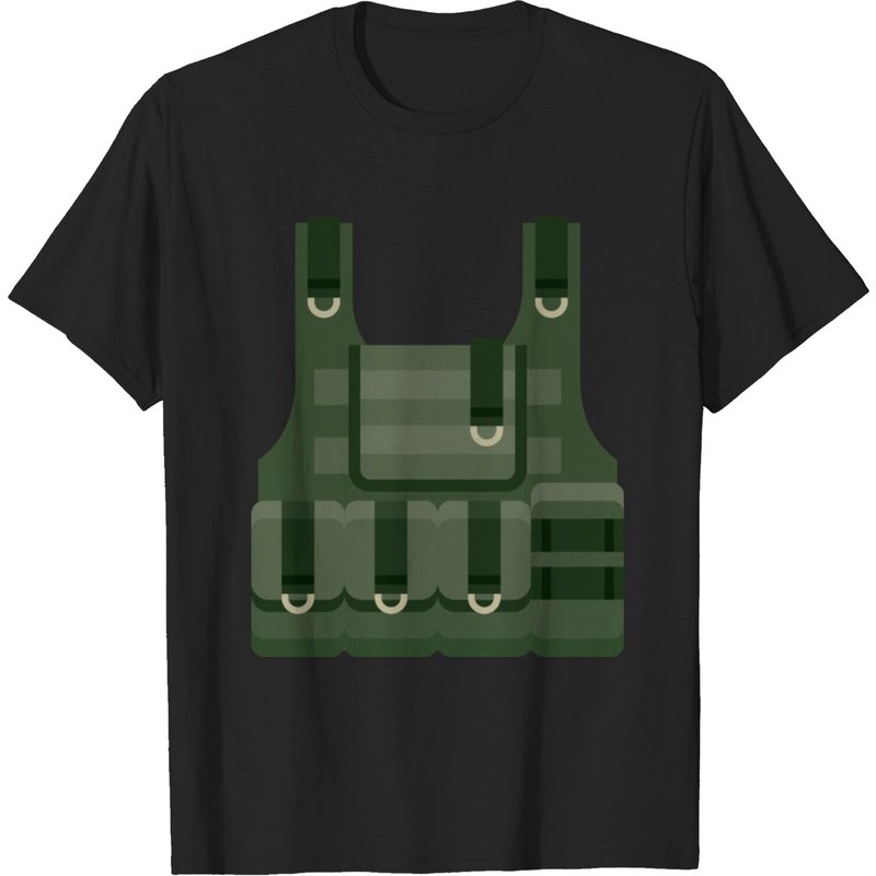 T-shirt militaire avec gilet blindé pour hommes — T-shirts pour hommes