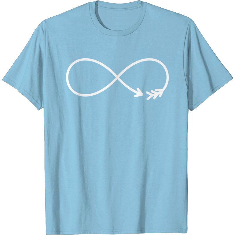 Infinity Symbol Arrow Love T-Shirt for Men — Mens T Shirts