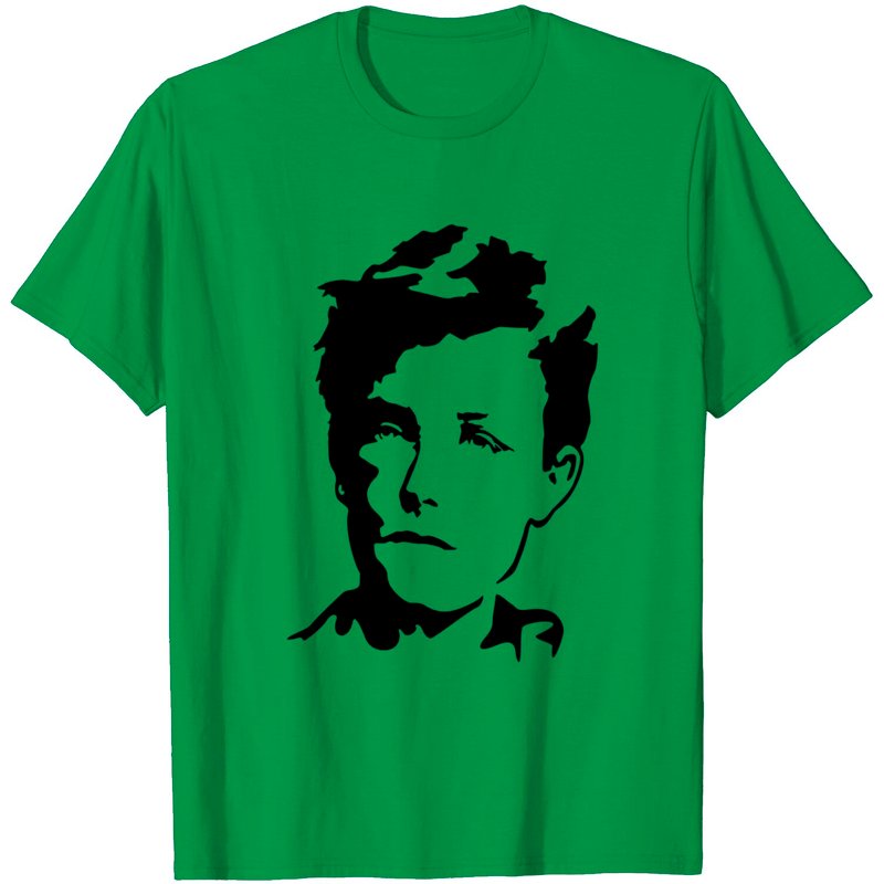 T-Shirt Rimbaud pour Hommes en Ash — T-shirts pour hommes