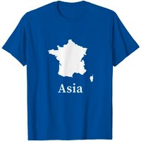 T-Shirt Mème de Géographie Asia Gift France pour Hommes — T-shirts pour hommes