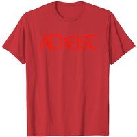 T-Shirt Atheist pour hommes en noir — T-shirts pour hommes