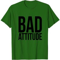 Bad Attitude T Shirt for Men in Ash — Mens T Shirts
