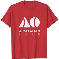 Australian Open Logo T Shirt for Men - Black — Mens T Shirts