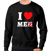 Sweatshirt Unisexe Noir I Love Me