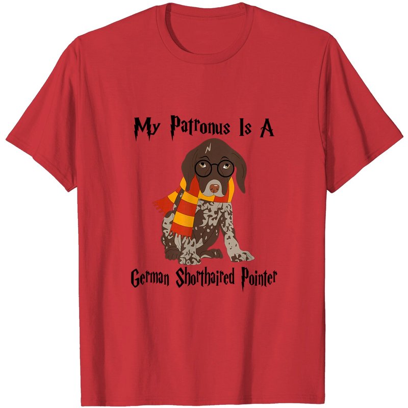 T-shirt drôle de Pointer allemand, mon Patronus est un GSP — T-shirts pour hommes