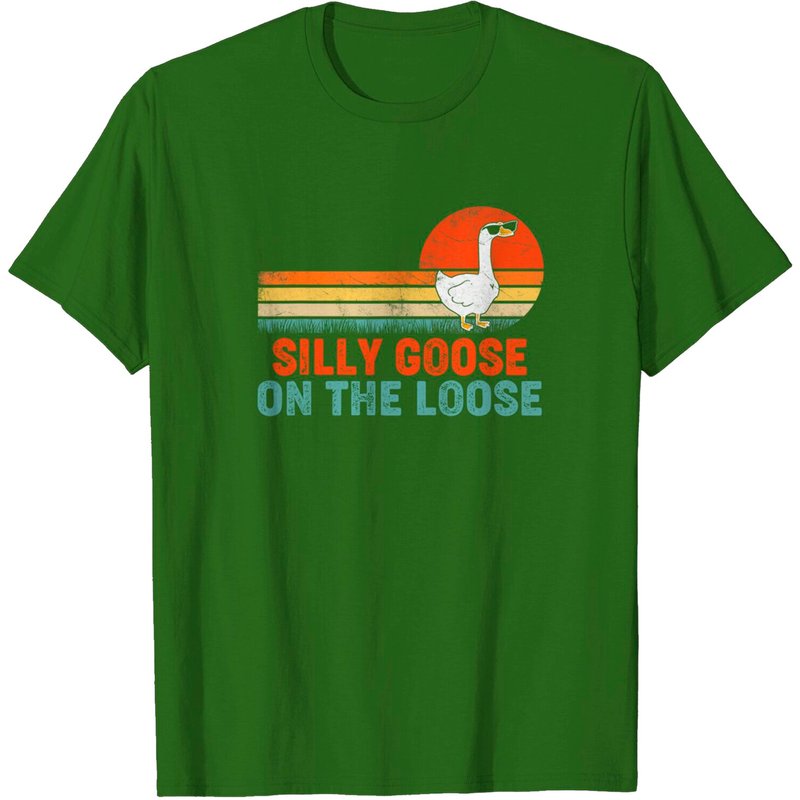 T-shirt pour hommes Silly Goose On The Loose — T-shirts pour hommes