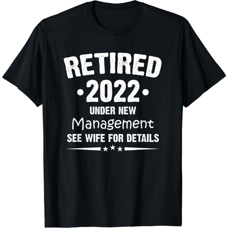 T-shirt de retraite pour hommes 2022 Sous nouvelle direction Voir épouse — T-shirts pour hommes