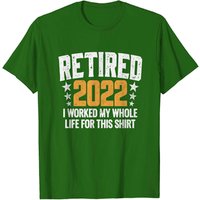 T-shirt de retraite 2022 drôle pour hommes