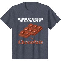 In Case Of Accident My Blood Type Is Chocolate T-Shirt for Men