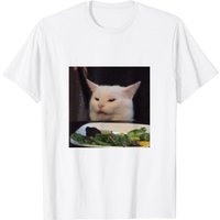 Dinner Table Cat Meme Men's T-Shirt — Mens T Shirts