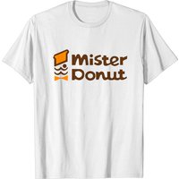 T-shirt noir pour hommes Mister Donut