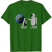 T-shirt Mème Astronaute de l'Ohio pour Hommes en Noir — T-shirts pour hommes