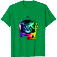 Astronaut Cat Space Cat T-Shirt for Men — Mens T Shirts