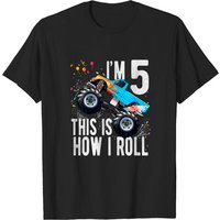 T-shirt Monstre Camion pour Garçons de 5 Ans — T-shirts pour hommes