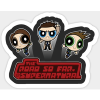 Autocollant Supernatural Puffs