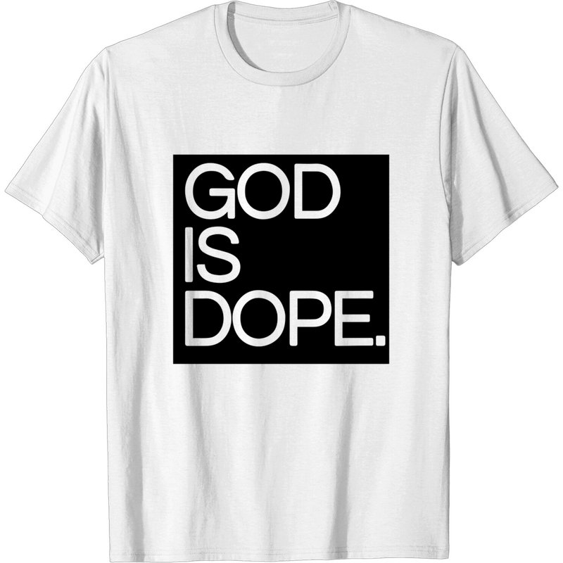 T-Shirt God Is Dope pour hommes