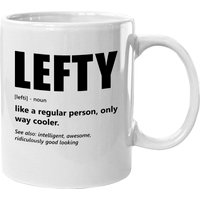 Lefthanders Day Lefty Meaning Humor Mug