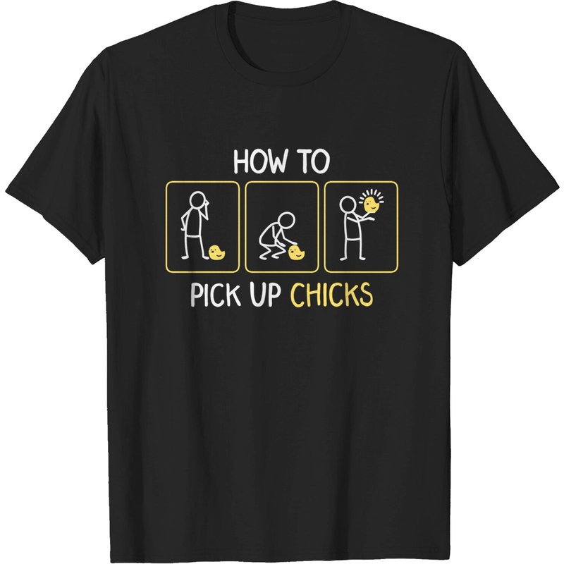 T-shirt humoristique "Comment draguer des filles" pour hommes — T-shirts pour hommes