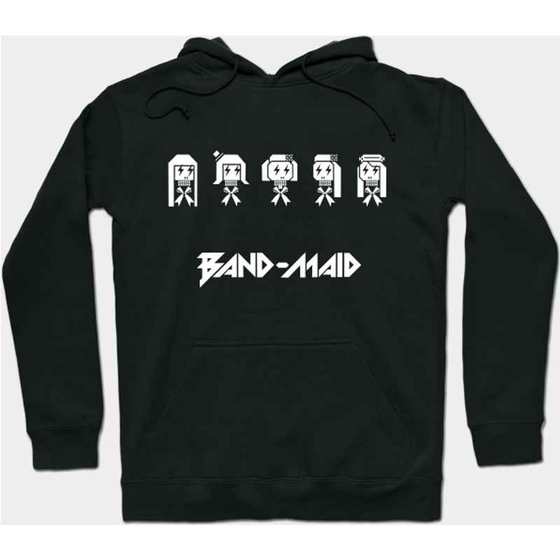 Hoodie Unisexe Noir Band Maid — Sweats à capuche pour hommes