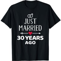 T-shirt Just Married 30 ans 30e anniversaire de mariage — T-shirts pour hommes