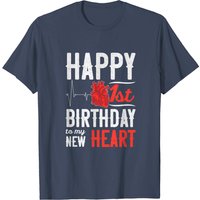 T-shirt d'anniversaire de récupération après transplantation cardiaque pour homme — T-shirts pour hommes