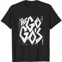 T-shirts d'été The Go Go's pour hommes en noir — T-shirts pour hommes