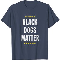 T-shirt Black Dogs Matter Rescue Labs Labrador Mutt Shelter Puppies — T-shirts pour hommes