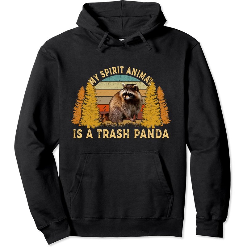 Trash Panda Meme Hoodie - My Spirit Animal Is A Trash Panda — Mens Hoodies