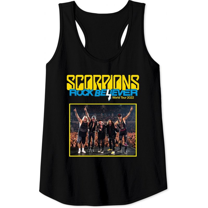Débardeur Scorpions Rock Believer 2022 World Tour pour hommes — T-shirts pour hommes