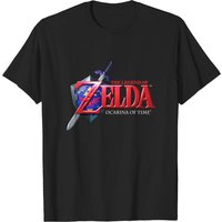 Nintendo Men's Hey Ocarina T-Shirt in Black — Mens T Shirts