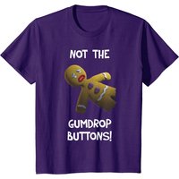 T-shirt Shrek Bonhomme en pain d'épice Pas les boutons en bonbon pour hommes